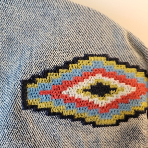 Embroidered Denim Jacket - Picture 7 of 16